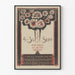 Poster Floruit 4-30 september Hollandsche Teekenmaatschappij Pulchri Studio