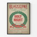 Vintage poster Heilige Nacht - Blackstone Theater, kerstmusicalvoorstelling