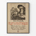 Vintage poster against famine in Belgium by the American Food Administration