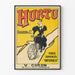 Vintage Hurtu poster voor versterkte fietsbuizen