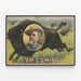 Vintage Poster Ik Kom Colonel W.F. Cody — ingelijst kunstwerk aan de muur