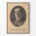 Vintage poster Woodrow Wilson inspirerende citaat