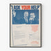 Vintage campagneposter Nixon Agnew 1968