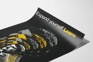 Vintage poster IBM Expand Yourself Learn