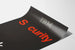 Poster IBM Security Leak minimalistisch ontwerp