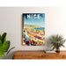 La Promenade des Anglais à Nice | Kunstdruk van een oude poster