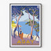 Agay / Saint-Raphaël aan de Côte d'Azur | Kunstdruk van een oude poster