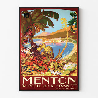 Menton | Reproduction d’affiche ancienne