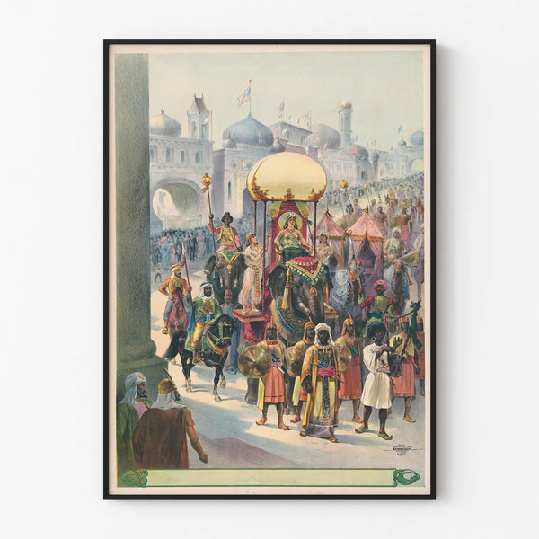 indian-parade-with-queen-riding-elephant