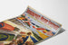Vintage poster van de Indianapolis Motor Speedway autorace