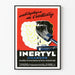 Vintage reclameposter voor Inertyl intestinaal antiseptisch
