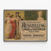 Vintage Poster International Exhibition Music and Theatre Vienna 1892 — framed artwork on a wall