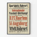 Vintage poster van internationaal voetbal Sportplatz Ruhrort