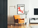 Reclameposter Jodium Tulasne Dank in Rode Lettering