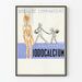Vintage poster Gouttes Iodocalcium Débillité Lymfatisme
