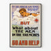 Vintage propagandaposter voor militaire steun - Ondersteuning voor soldaten in de loopgraven