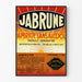 Vintage poster JABRUNE alcoholvrij aperitief