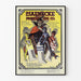 Vintage advertising poster of Jaenecke printing inks