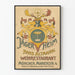 Vintage poster Jägerheim Hans Altmann’s wine restaurant Munich Marienstraße