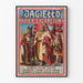 Oude decoratieve poster van sigarettenpapier Jagiello