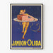 Vintage Poster Ham Olida Vrouw en Hamstuk
