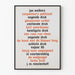 Typografische Poster Jan Wolkers - Originele Muurdecoratie