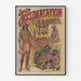 Vintage poster of the Jardin d'Acclimatation Caribbean wall decoration