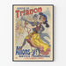 Vintage poster Trianon-tuinen Laten we gaan revue met groot spektakel