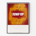 Vintage Neon Jazz Jump Up Wall Poster