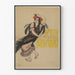 Vintage poster van flamenco danseres Jenny Hasselquist