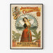 Vintage poster John W. Isham beroemdheden Mattie Wilkes sopraan