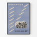 Vintage decoratieposter - Jugoslavische koopvaardijstrijders