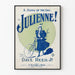 Vintage Poster Julienne! Lied van de Dag door Dave Reed Jr