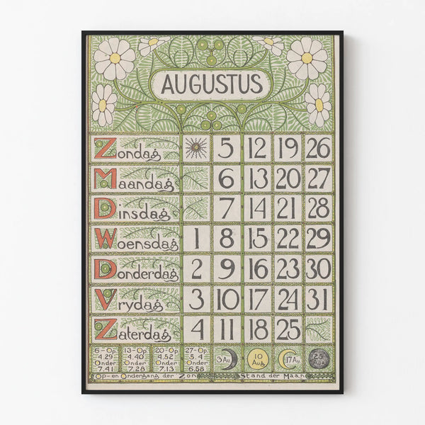 kalenderblad-augustus-1900