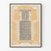 Poster Kalender november 1899 Art Nouveau