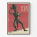 Poster Danseur van de Hindoe Tempel Ram Gopal