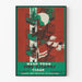 Vintage Fire Safety Poster for Emergency Staircases