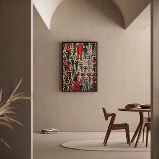 Pop Art Poster - Abstrakte Figuren