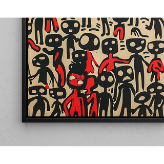 Pop Art Poster - Abstrakte Figuren