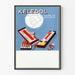 Vintage reclameposter Kélédol kalmeert de pijn