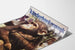 Vintage poster Kinderboekenweek met zittende aap met baby