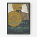 Vintage poster Darmstadt 1904 tentoonstelling Künstlerkolonie
