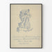 Vintage poster van de keramiektentoonstelling Kristiania 1918