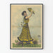 Vintage poster La Belle Guerrero danseres in gele jurk