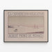 Vintage Poster The Career of a Navigator - Albert Prince of Monaco — framed artwork on a wall