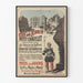 Vintage poster reconstructie Quartier Henri IV Petit Châtelet Parijs XVIe eeuw