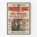 Vintage poster La Comtesse Paule - populaire roman door Émile Richebourg