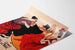 Vintage poster Folies Bergère dansers en artiesten