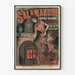 Vintage Poster The Salamander Moving Fireplace