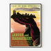 Vintage industrial style wall poster 'Labour and Management'
